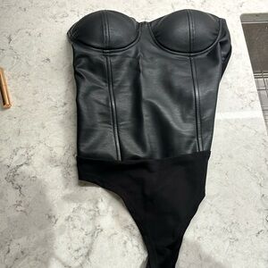 LEATHER BODYSUIT
